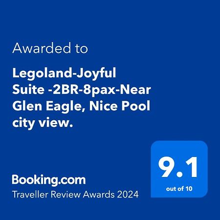 Legoland-Joyful Suite -2Br-8Pax-Near Glen Eagle, Nice Pool City View. Nusajaya  Exterior photo